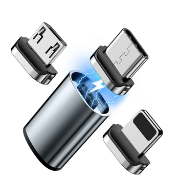 C Micro USB Pārvērst Adapteris USB Vads Lādētāja Savienotājs Usbc 3 in 1 Uzlādes Converter For iPhone