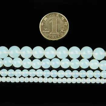 1. Daļa Vairumtirdzniecības 8mm 12mm DIY Kārta Opal Brilles, Krelles, lai DIY Roku Kaklarota BraceletJewelry Padarot Materiālu Piegādātājs