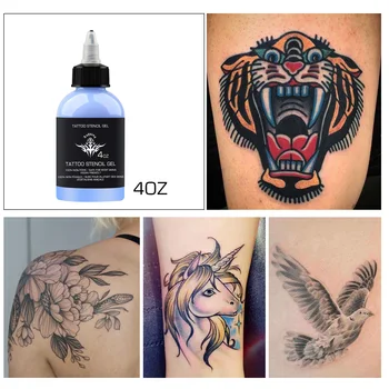 Vairumtirdzniecības 30/120ML Profesionālās Tetovējums Trafaretu Burvju Želeja Siltuma Kopētājs Tetovējums Pārsūtīt Stuff Risinājums Tetovējums papildus Līdzekli