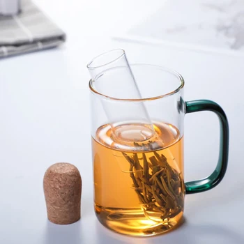 Jaunu Karstā Stikla Tējas Infuser Radošo Cauruļu Stikla Dizains Tējas Sietiņš, Lai Krūze Iedomātā Filtrs Puer Tējas Uzlējumu, Tējas Piederumi, Instrumenti,