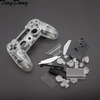 PS4 V1 Kontrolieris Pasūtījuma Skaidrs, Caurspīdīgs Korpuss Korpusa Vāks Gadījumā Remonts Mod Komplekts Sony PS4 Limited Edition