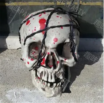 Galvaskausa Skelets Vadītājs Modelēšana Sveķu Skeleta Galva Galvaskausa Halloween Aksesuārus, Mājas, Mēbeļu Apdare