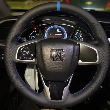 Automašīnas Stūres Rats Segumu Microfiber Ādas Honda Civic Civic 10 2016-2019 CRV CR-V 2017-2019 Skaidrību 2016-2018 Auto Interio