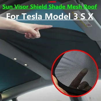Panorāmas Jumts Saulessargs Saulessarga Shield Toni, Acu Jumta Toņos Aizsargs Tesla Model S X 3