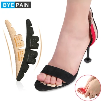 1Pair neslīdoša Zolītes Uzlīme Želeja Priekškāja Spilventiņu augstpapēžu kurpes Flip Flop Sandales Sieviešu Elegants Self-adhesive Foot Patch