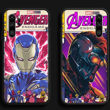 Avengers Marvely Telefonu Gadījumos Par Huawei Honor Y6 Y7 2019 Y9 2018 Y9 Ministru 2019 Y9 2019 Y9A Gadījumos, Coque Carcasa