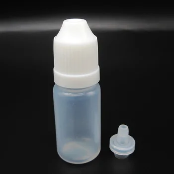 plastmasas mini bottle 8ml saspiest pudeli ar bērnu aizsardzībai paredzētām klp,lietot acu pilienus,e cig eļļa, 100gab/daudz