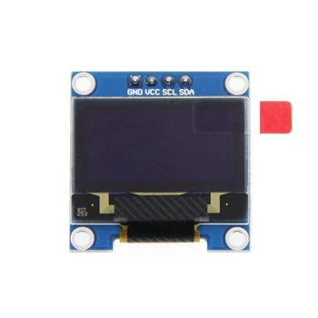 5gab 0.96 Collu IIC I2C Sērijas GND 128X64 OLED LCD Display LED Modulis SSD1306 Par Arduino Komplekts, Balts Displejs