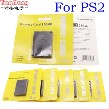 Jaunu Megabaitu Atmiņas Karte 8-256 MB Augstas Kvalitātes Atmiņas Kartē Saglabātu Spēle Datu Stick Modulis Sony PS2 Par PS, ps2