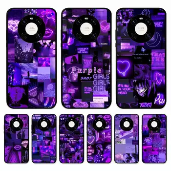 infinity Purple Tālruni Gadījumā, Huawei Mate 20 10 9 40 30 lite pro X Nova 2 3i 7se