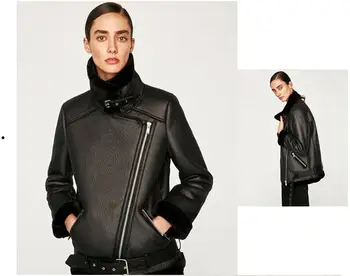 piegāde, jaunu Bezmaksas mākslīgās kažokādas sieviešu jaka.pu sievietes biker ' s vestes,modes silts ziemas mētelis.stila ādas cothing