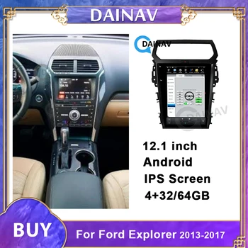 Vertikālā Touch Screen Auto Multimediju Atskaņotājs, GPS Navigācija, Galvu Vienība Ford Explorer 2017 Auto Stereo Radio