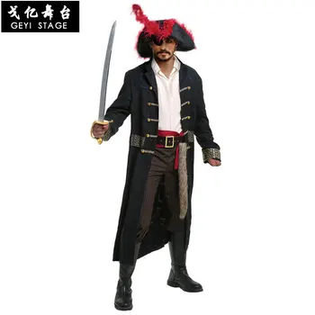 Karsts!Kapteinis pirāti karību jūras pirātu cepure halloween kostīmu pieaugušo cosplay pirātu sieviete