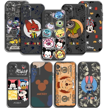 Disney Pāris Mickey Telefonu Gadījumos Par Xiaomi Redmi 7 7A 8 9 9A 9T 8.A 8 2021 7 8 Pro Piezīme 8 9 Piezīme 9T Būtiska Coque Carcasa