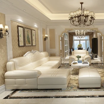 (1 +3 +lounge)/partijas kopējais garums ir 3,6 metru importa ādas dzīvojamā istaba coner dīvāns #CE-OS3