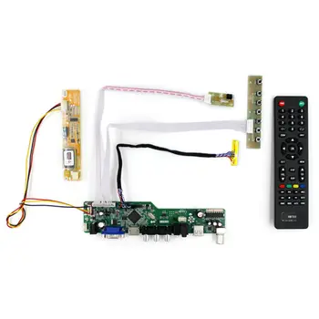 TV HD MI VGA, AV, USB LCD Kontrolieris Kuģa 15.6 collu 16inch 1366x768 LCD Panelis LP156WH1 LTN160AT01