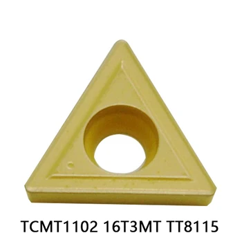 Sākotnējā CNC Asmens TCMT TCMT110204MT TT8115 110204MT 16T304 16T308MT 16T308PC Virpas, Frēzes Karbīda Ieliktņiem, Virpošanas Instrumenti, 110204