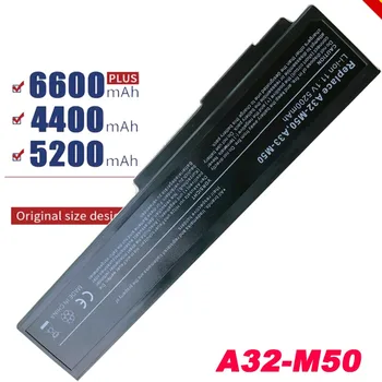 5200mAh latpop akumulatoru Asus G50 G50G M50 M60 M60J G60 N43 N52 N53 X55 A32-M50 A32-N61 Bezmaksas