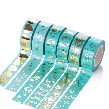 15MMX10M Maurloki mirdzēt lentes krāsu Dalot Uzlīmes robežu maskēšanas lipīgs papīrs washi lentes DIY Scrapbooking Puses konts