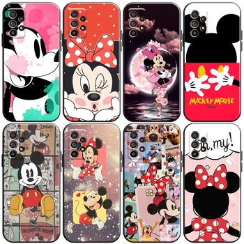 Disney Mickey Mouse Jauki Tālruni Case For Samsung Galaxy A32 4G 5G A51 4G 5G A71 A72 4G 5G Coque Carcasa Šķidruma Silikona