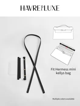 Mini Black Shoulder Bag Transformācijas Crossbody Self-made Pātagot Siksna Padušu Ķēdes Sieviešu Soma, Jostas, Aksesuāri