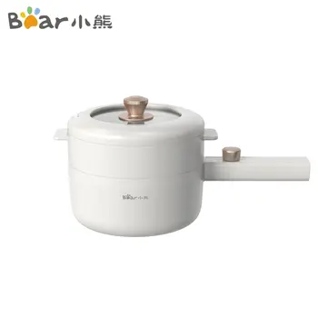 Lācis Elektriskā Plīts Katlā Mini Non-stick Cooking Single/Double Layer Hot Pot 1.6 L Daudzfunkciju Elektriskā Sildītāja Pot Mājas