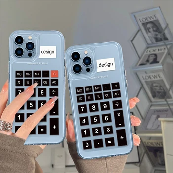 IPhone 14promax Smieklīgi Kalkulators Tālruņa Lietā par iPhone 13 12 11 Pro Max Mini XS XR X Vāks iPhone13 ProMax Coque Fundas
