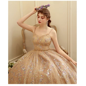 luksusa zvaigžņu sequined rokoko princese cosplay viduslaiku kleita Renesanses kleita queen Victoria Belle Bumbu