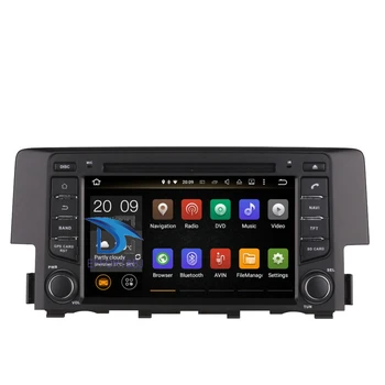 Android 10.0 Octa Core Auto GPS Navigācijas Multimediju DVD Atskaņotāju Honda Civic 2016-2022 Auto Radio Stereo Galvas Vienības