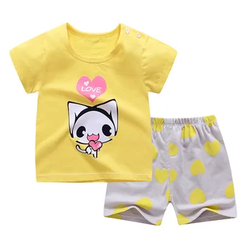 ZWF1106 Vasarā jauni bērnu iet ārā drēbes, baby boy cartoon T-krekls, šorti 2 gabals, kas bērnu drēbes, bērnu modes toddler