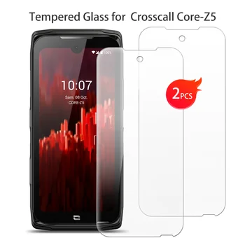 Par Crosscall Core-Z5 Rūdīts Stikls Aizsardzības PAR Crosscall Core Z5 6.08 Collu Ekrāna Aizsargs Smart Tālrunis Segtu Filmu