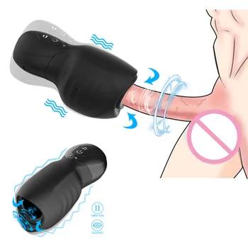 Vīriešu deep throat vibrāciju, gaisa kausa masturbācija ierīces glans jutīga exerciser dzimumlocekļa exerciser pieaugušo produkti