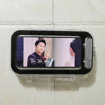 Mājas Sienas Ūdensizturīgs Mobilo Telefona Kaste pašlīmējošas Turētājs Touch Screen Vannas istaba Tālruņa Korpusa Dušas Blīvējuma Uzglabāšanas Kaste