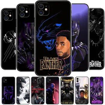Brīnums Black Panther Telefonu Gadījumos iphone 11 Pro Max gadījumā 12 Pro Max 8 PLUS 7, PLUS 6S iphone XR-X XS mini mobilo sakaru sievietēm